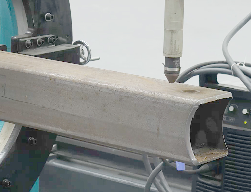 square tube cutting machine